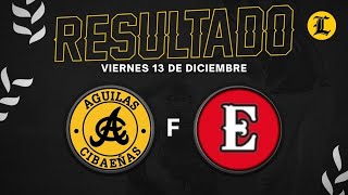 Resumen Águilas Cibaeñas VS Leones Del Escogido  13 de Diciembre del 2024 [upl. by Ahsikal]