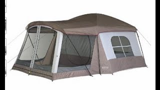 Wenzel 36424 Klondike EightPerson Family Cabin Dome Tent Review [upl. by Gifferd]