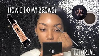 Quick amp Easy Eyebrow Tutorial  Jasmine Hall GIVEAWAY IN DESCRIPTION [upl. by Boice]