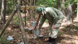 Multi Camper Cook Rack  Bushcraft Style [upl. by Nasas]