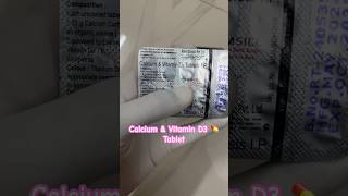 Calcium amp vitamin D3 ip Tablets 💊 calcium vitamin tablet medicine medicine [upl. by Socrates]