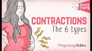 LABOR THE 6 TYPES OF CONTRACTIONS 😖⏰ How are they How does it feel [upl. by Adda]