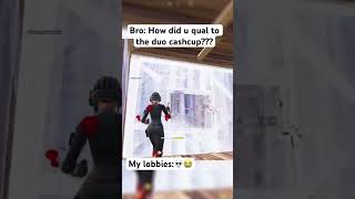 Sub for these type of lobbies😭 fortnite fortniteclips gaming ranked fortniteshorts funny [upl. by Ztnahc]