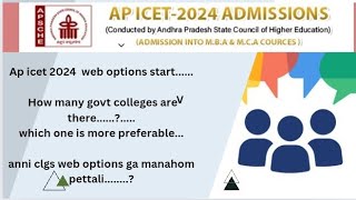 ap ICET 2024 list of govt Universitys [upl. by Noicnecsa]