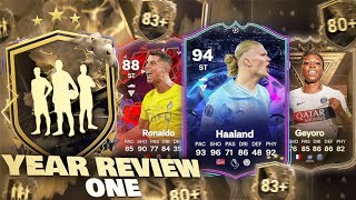 INSANE YEAR IN REVIEW PLAYER 87 CAMPAIGN PLAYER PACK amp 83 X 10 [upl. by Ttenneb]