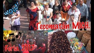 Tecomatán Mich 2017 feria tradición de las indias 14 de septiembre [upl. by Herahab991]