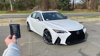 2024 Lexus IS300 F Sport Start Up Exhaust Test Drive Walkaround POV and Review [upl. by Brunella928]