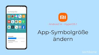 AppSymbolgröße ändern  Xiaomi Android 14  HyperOS 1 [upl. by Migeon921]