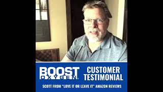 Boost Oxygen Customer Testimonial [upl. by Sicard]