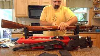 mosin nagant project part 1 shortening the barrel and facing the muzzle [upl. by Volney]