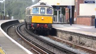 Class 33 D6515 And DMUS To Eastleigh [upl. by Hutchison]