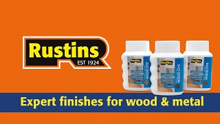 Rustins Water Based Wood Dye [upl. by Amalberga120]