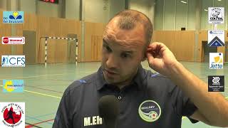 Interview du coach de Vilvoorde après le match Futsal Jette UR BXL CAP  R Vilvoorde du 20924 [upl. by Hopfinger]