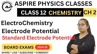 Electrode Potential Standard Electrode Potential Electrochemistry ch2 electrochemistry [upl. by Daron840]