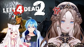 【Left 4 Dead 2】Zombie meetandgreet w Lotti Bripyon and Kai【Kie キエ  VTuber】 [upl. by Sucramaj]