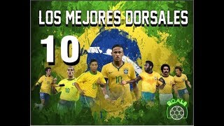 Los mejores dorsales 10 de la selección de Brasil [upl. by Airual]