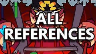 ALL REFERENCES in FNF VS ChallengEDD FNF EDDSWORLD [upl. by Hiett]