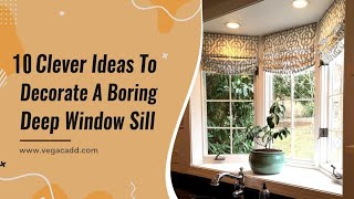 Top 10 Creative Ways to Decorate a Bay Window  Vegacadd [upl. by Ocsic]