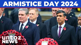 Armistice Day 2024 LIVE Ceremonies Parades and More [upl. by Haizek]