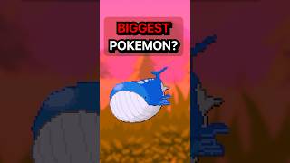 Who is the BIGGEST Pokemon pokemon shorts [upl. by Nahsed]