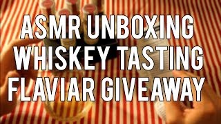 archive ASMR Unboxing Flaviar spirit tasting packs giveaway [upl. by Primrosa]