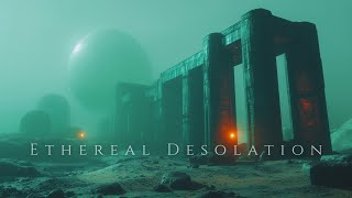 Ethereal Desolation  Dark Ambient Music in an Alien Monolith Landscape [upl. by Elenaj]