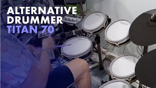 Simmons Titan 70 Electronic Drum Kit Unboxing and Setup with Adam Tuminaro [upl. by Monney]