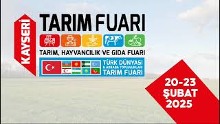 KAYSERİ TARIM FUARI 2025  Atlas Fuarcılık [upl. by Zzaj]