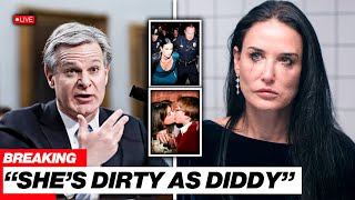 FBI Lists Demi Moore as Key Abuser After Diddy at Diddys Party [upl. by Yenttihw930]