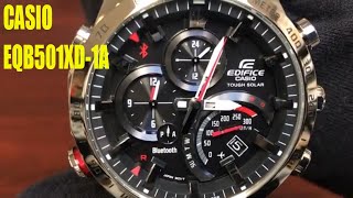 Edifice Bluetooth Solar Powered Watch EQB501XD1A EQB501XD1ACF [upl. by Ocihc]