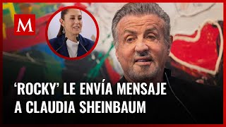 Claudia Sheinbaum compartió un video en sus redes sociales en el que el actor le envía un mensaje [upl. by Fortunato]