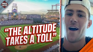 Rockies Rookie Nolan Jones on playing in Colorado being traded from Cleveland amp More [upl. by Damon]