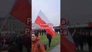 Przemowa Pana Prezydenta polska marszniepodległości warszawa [upl. by Kassi]