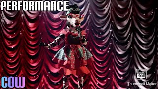 Cow Performs quotTake A Bowquot By Rihanna  Masked Singer  S10 Finale [upl. by Gerg]