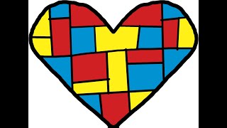 2nd Grade Digital Mondrian Hearts [upl. by Scarrow]