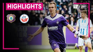 FC Erzgebirge Aue  Hansa Rostock  Highlights 3 Liga  MAGENTA SPORT [upl. by Beltran]