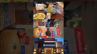 Nandos NandosADS nandos nandoschicken nandosperiperichicken lahore restaurant food [upl. by Ardnekat489]