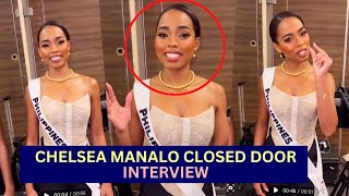 Wow Chelsea Manalo Closed Door Interview Look [upl. by Aime313]