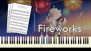 Uchiage Hanabi quotFireworksquot  Piano Cover 『打上花火』ピアノ楽譜 [upl. by Ahsatel]