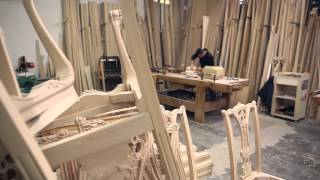 Manufacturing of luxury classic furniture [upl. by Beard]