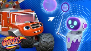 Blaze Fire Truck Monster Machine w Mega Bot Science Game for Kids  Blaze and the Monster Machines [upl. by Sawyere]