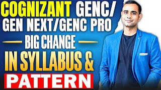 🔥Cognizant New Pattern amp Syllabus  Genc Genc next Genc Pro🔥 [upl. by Notloc778]