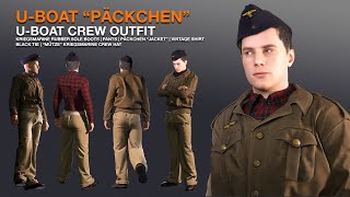 UBoat quotPäckchenquot Crew Outfit for Reallusion Character Creator [upl. by Poock240]