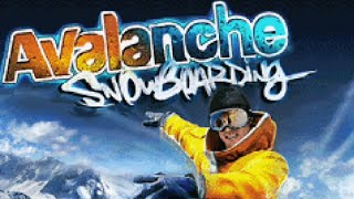 Avalanche Snowboarding  Gameplay JAVA GAME [upl. by Ahcire]