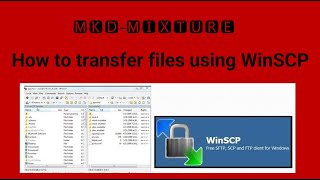 Install winSCP and transfer file from windows to Virtual Machine [upl. by Sofia]