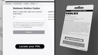 How to redeem a Roblox Gift Card [upl. by Marshal977]