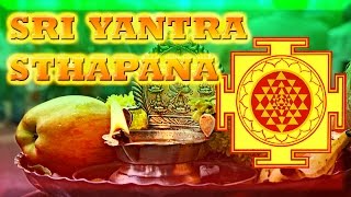 SRI YANTRA STHAPANA PUJA PROCEDURE OR SHRI STAPANA ENERGIZE RITUAL POOJA [upl. by Atims233]