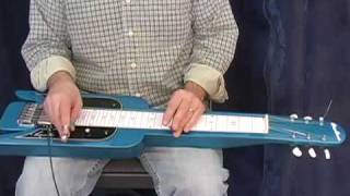 Lap Steel Lessons  Blues Licks Vol 1 with Dave Anderson wwwOnlineLessonVideoscom [upl. by Inaluiak651]