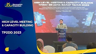 HIGH LEVEL MEETING amp CAPACITY BUILDING TP2DD [upl. by Kcirdahs]