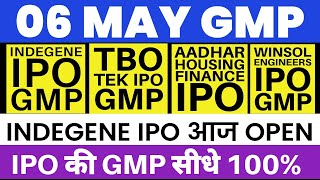 Indegene IPO GMP Today 🔥  Tbo Tek IPO GMP Review  Aadhar Housing Finance IPO GMP 💥 [upl. by Niveek538]